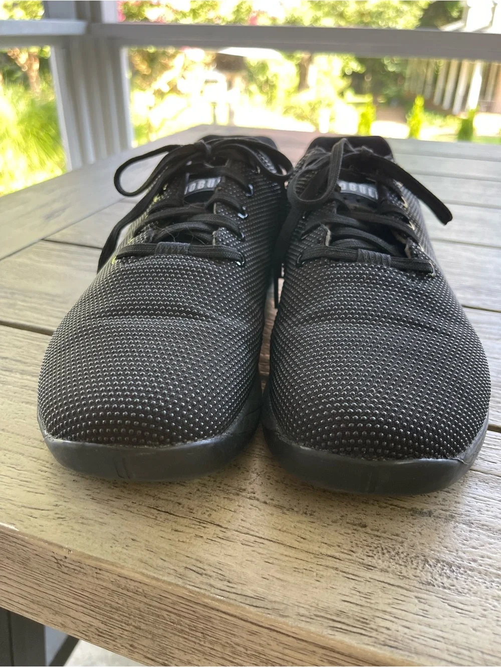NOBULL All-Black Unisex Athletic Trainer Sneakers Womens 11.5 Mens 10
